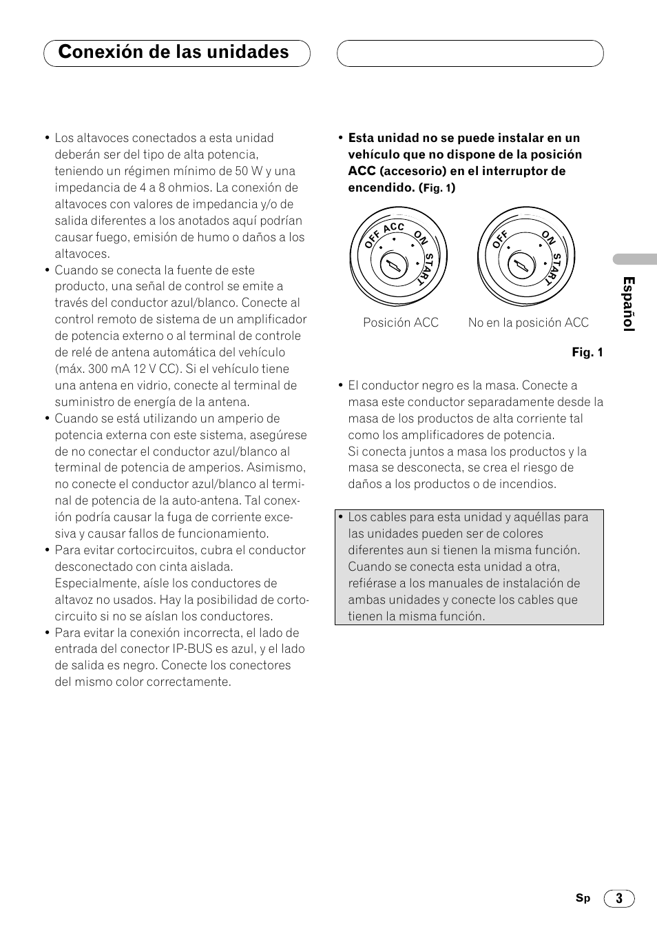 Conexión de las unidades | Pioneer DVH-P7000R User Manual | Page 15 / 76