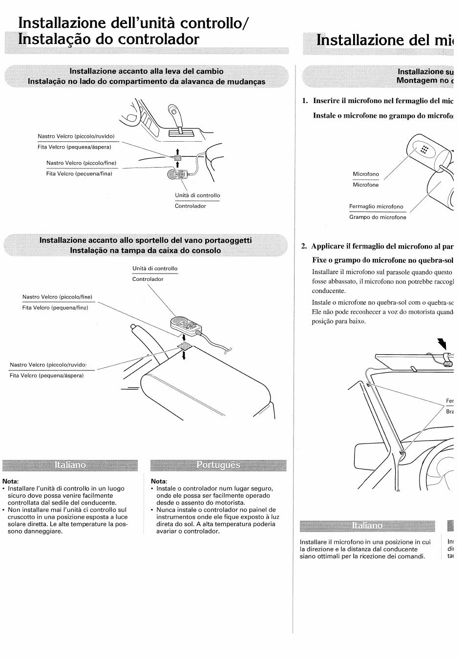 Installazione su montagem no c | Pioneer CDX-P2050VS User Manual | Page 8 / 17