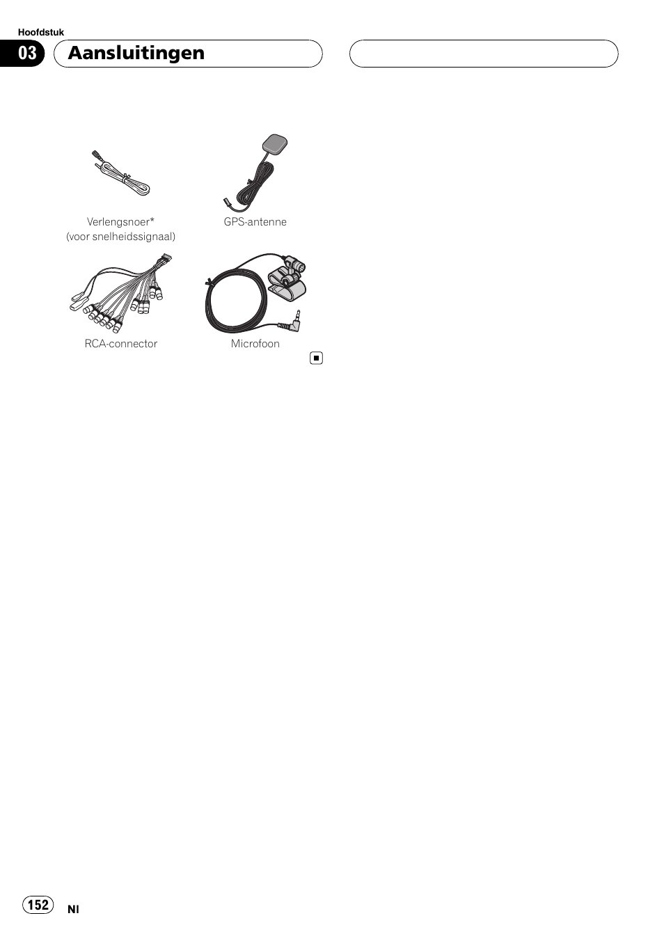 Aansluitingen | Pioneer AVIC F900BT User Manual | Page 152 / 177