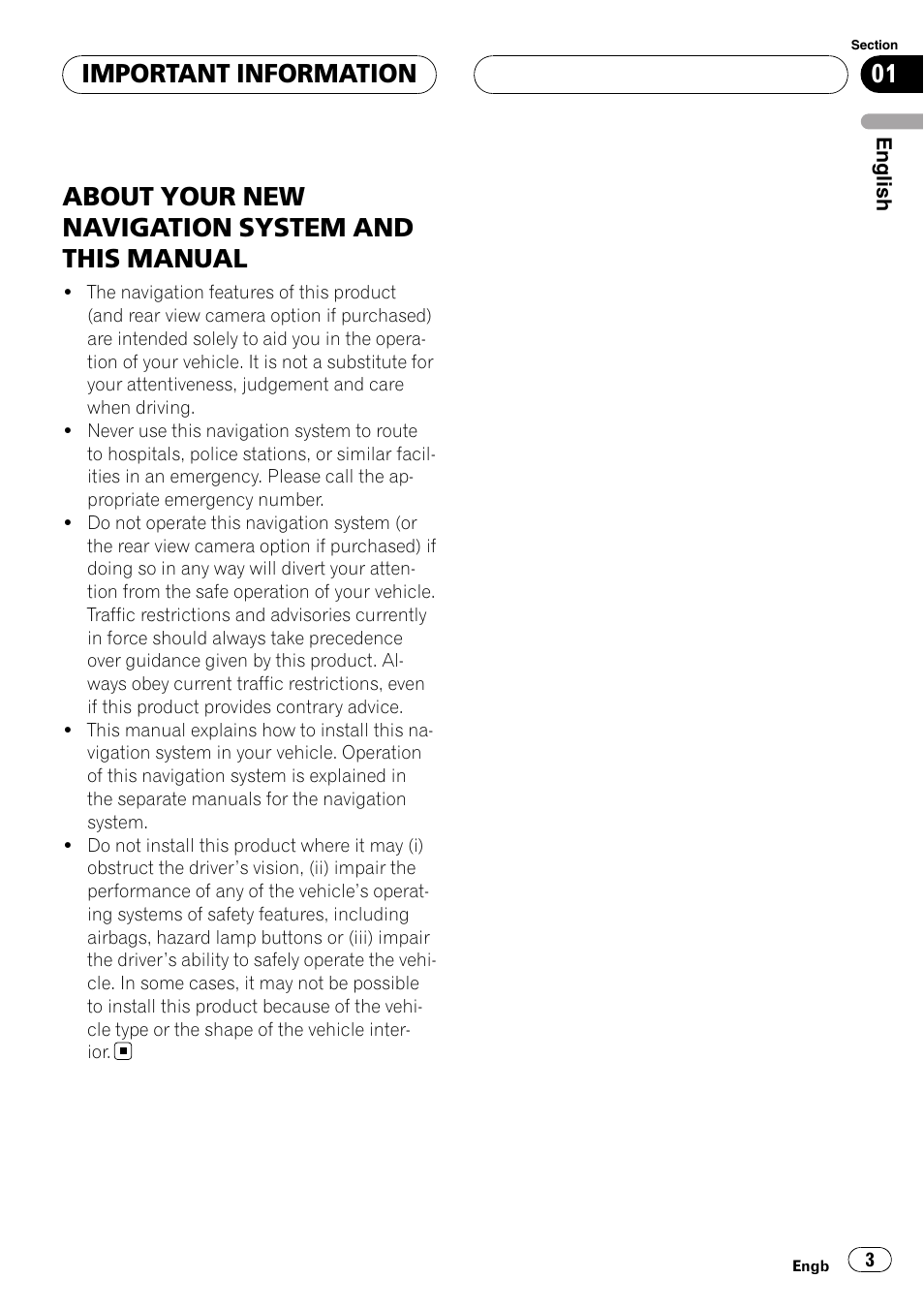 Important information, About your new navigation system, And this manual | About your new navigation system and this manual | Pioneer AVIC F900BT User Manual | Page 3 / 177