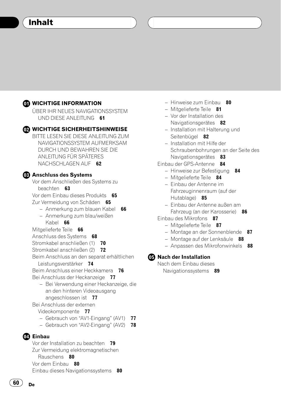 Pioneer AVIC F900BT User Manual | Page 60 / 177