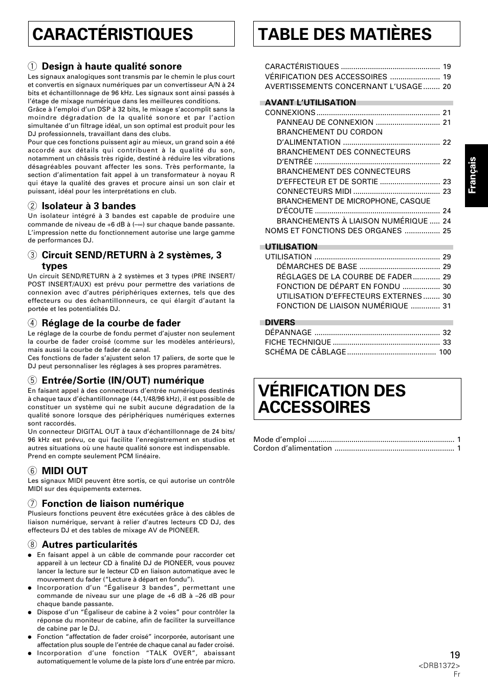 Pioneer DJM-1000 User Manual | Page 19 / 98
