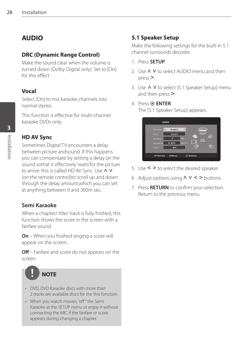 Audio | Pioneer DCS-404K User Manual | Page 28 / 48