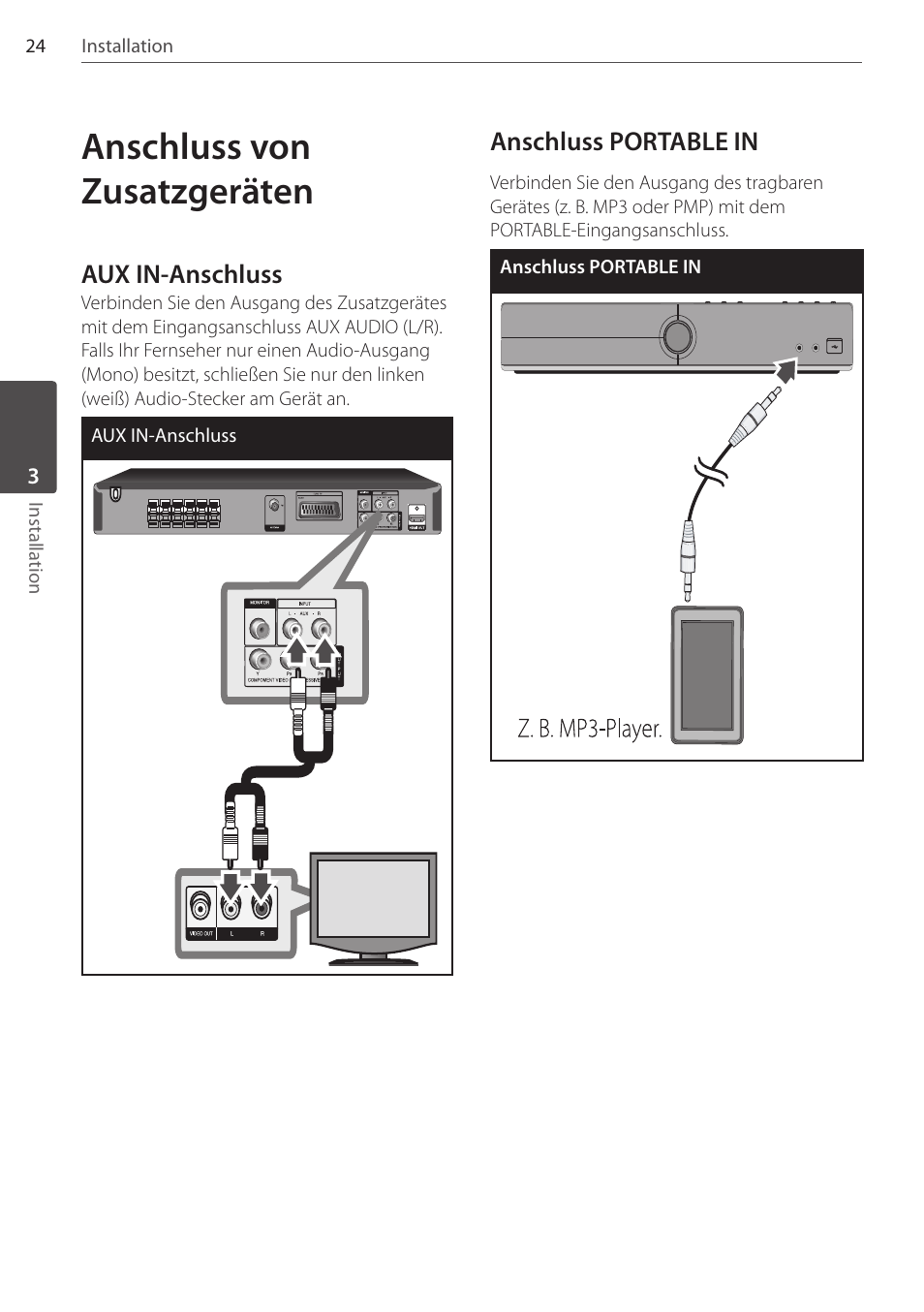 Anschluss von zusatzgeräten | Pioneer DCS-404K User Manual | Page 116 / 278