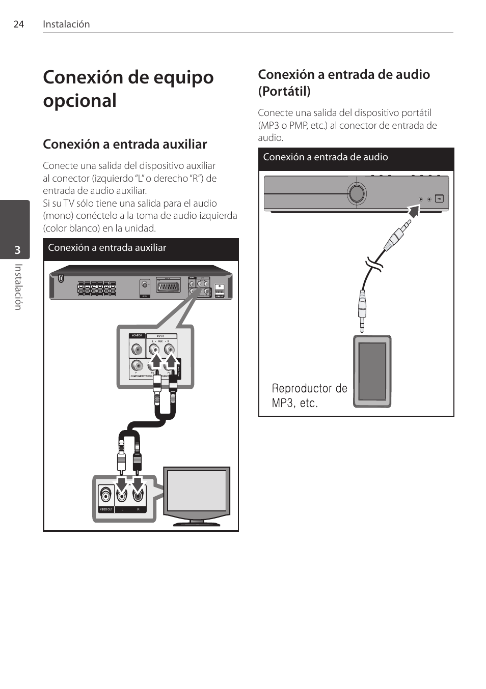 Conexión de equipo opcional | Pioneer DCS-404K User Manual | Page 254 / 278