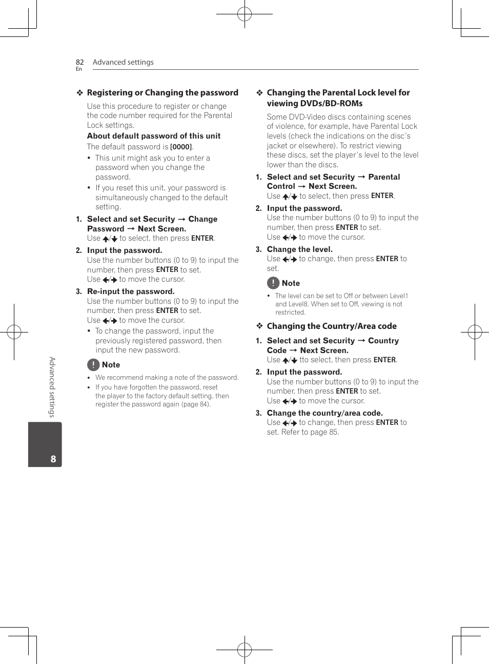 Pioneer BCS-HF828 User Manual | Page 82 / 100