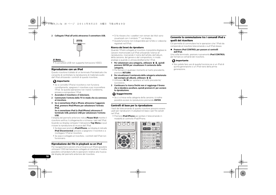 Riproduzione con un ipod | Pioneer XC-HM70-K User Manual | Page 144 / 224