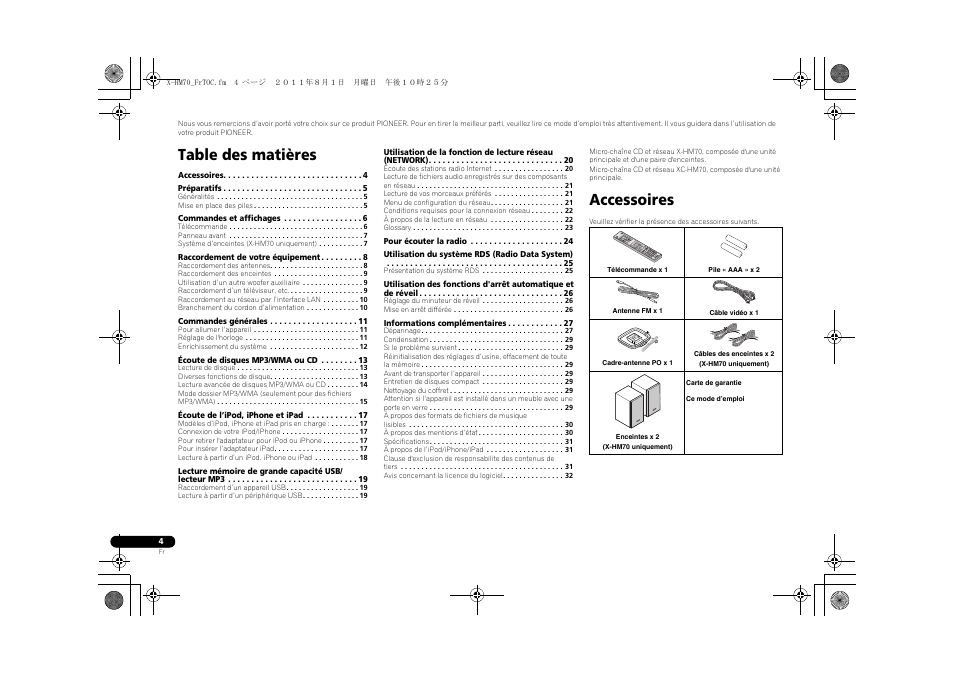 Pioneer XC-HM70-K User Manual | Page 34 / 224