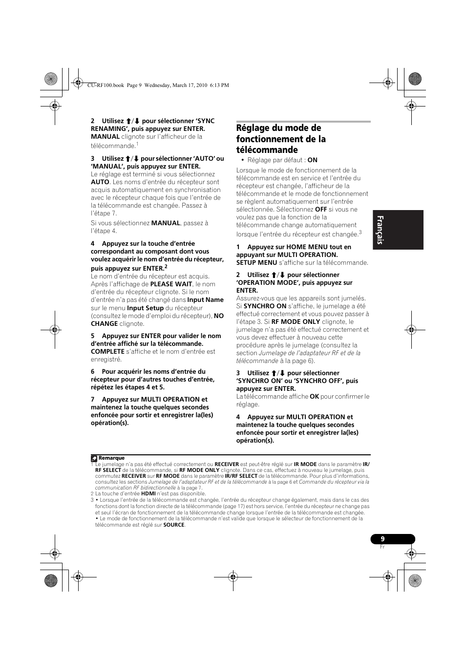 Pioneer CU-RF100-U User Manual | Page 35 / 84