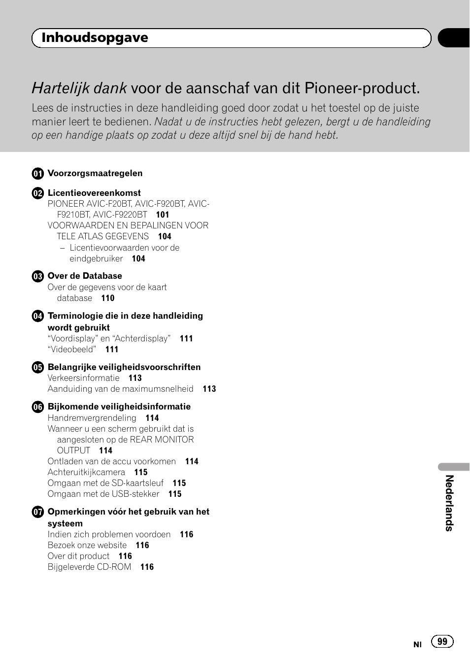 Pioneer AVIC-F20BT User Manual | Page 99 / 120