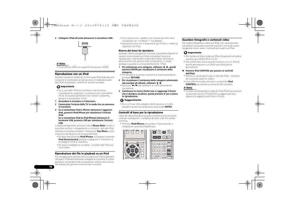 Riproduzione con un ipod | Pioneer XC-HM70-K User Manual | Page 144 / 224