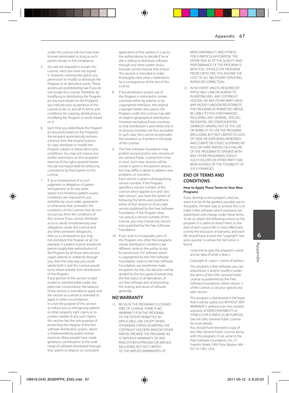 Pioneer BCS-212 User Manual | Page 67 / 72