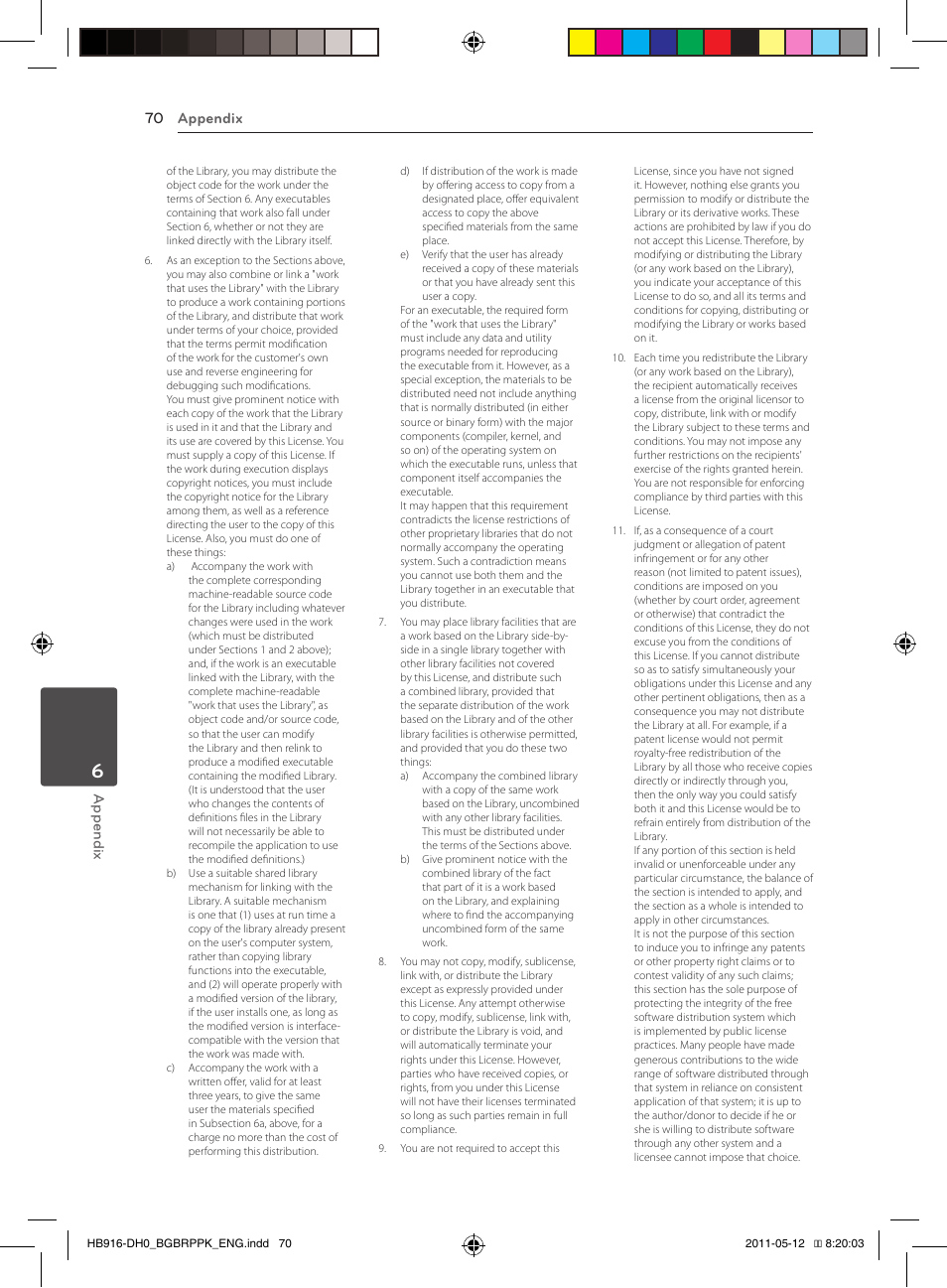 Pioneer BCS-212 User Manual | Page 70 / 72