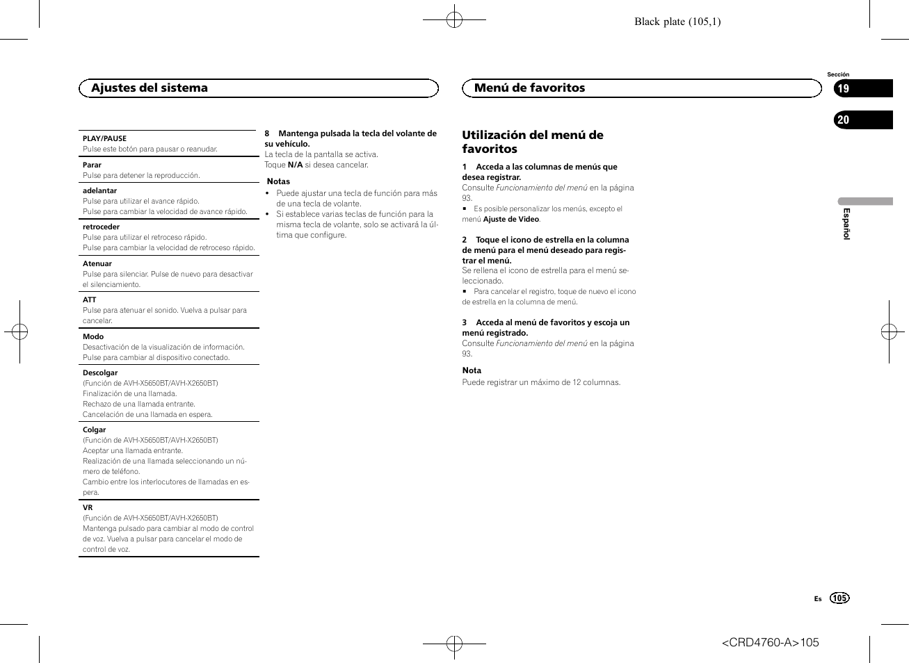 Pioneer AVH-X2650BT User Manual | Page 105 / 200