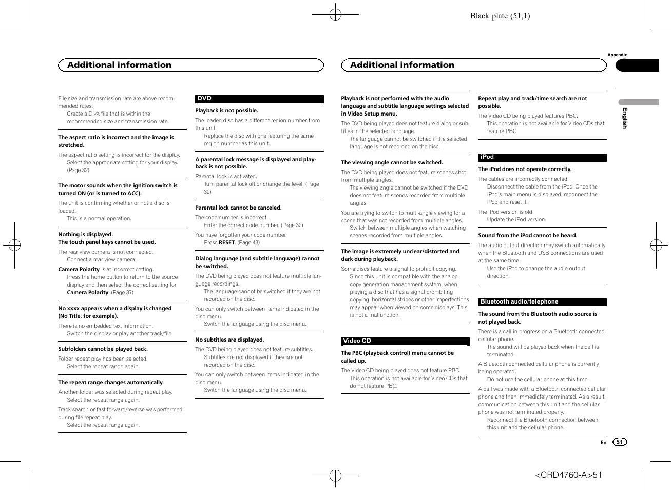 Additional information | Pioneer AVH-X2650BT User Manual | Page 51 / 200