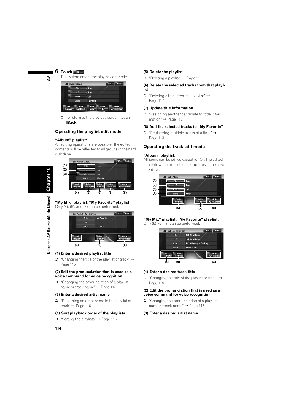 Pioneer AVIC-HD3 RU User Manual | Page 116 / 194