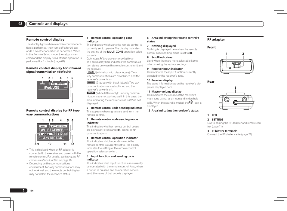Pioneer SC-LX85 User Manual | Page 10 / 122