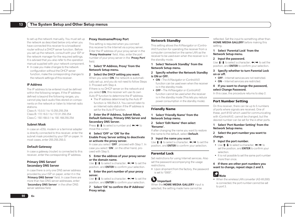 Pioneer SC-LX85 User Manual | Page 90 / 122