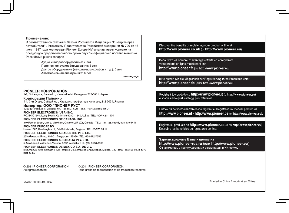 Pioneer VSX-1021 User Manual | Page 156 / 156