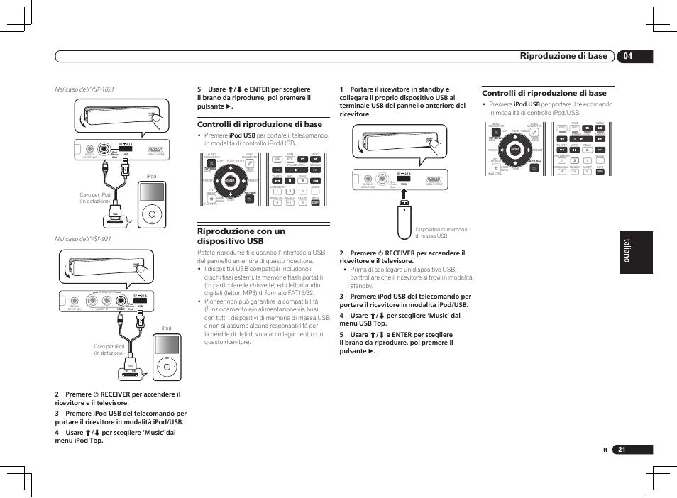 Riproduzione con un dispositivo usb, Menu, 04 riproduzione di base | Controlli di riproduzione di base | Pioneer VSX-1021 User Manual | Page 85 / 156