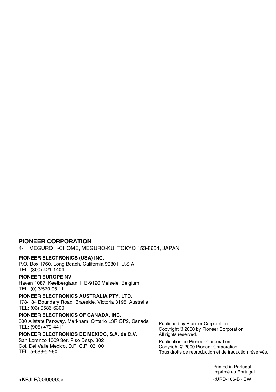 Pioneer KEH-P4010R User Manual | Page 100 / 100