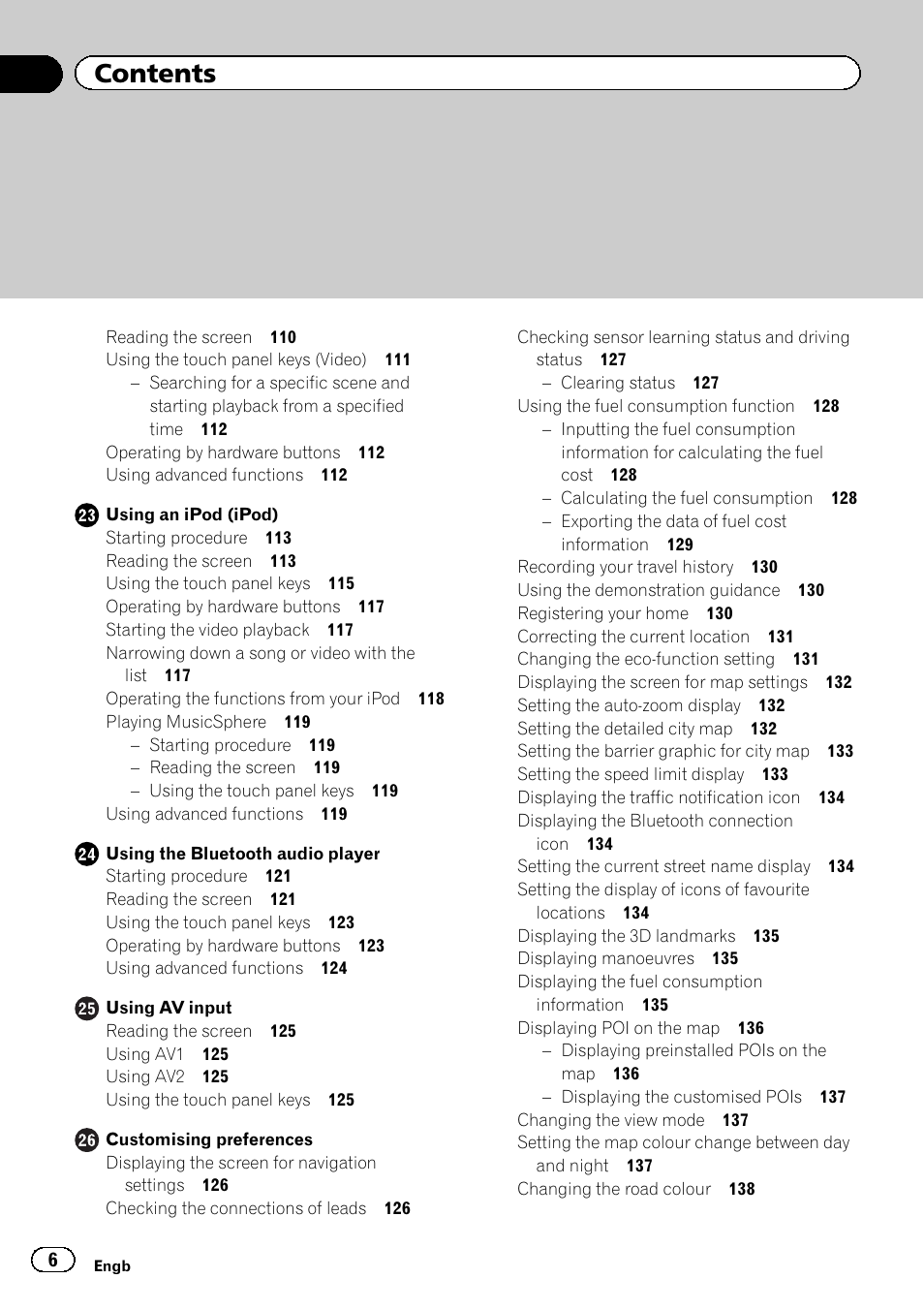 Pioneer AVIC-F9310BT User Manual | Page 6 / 208