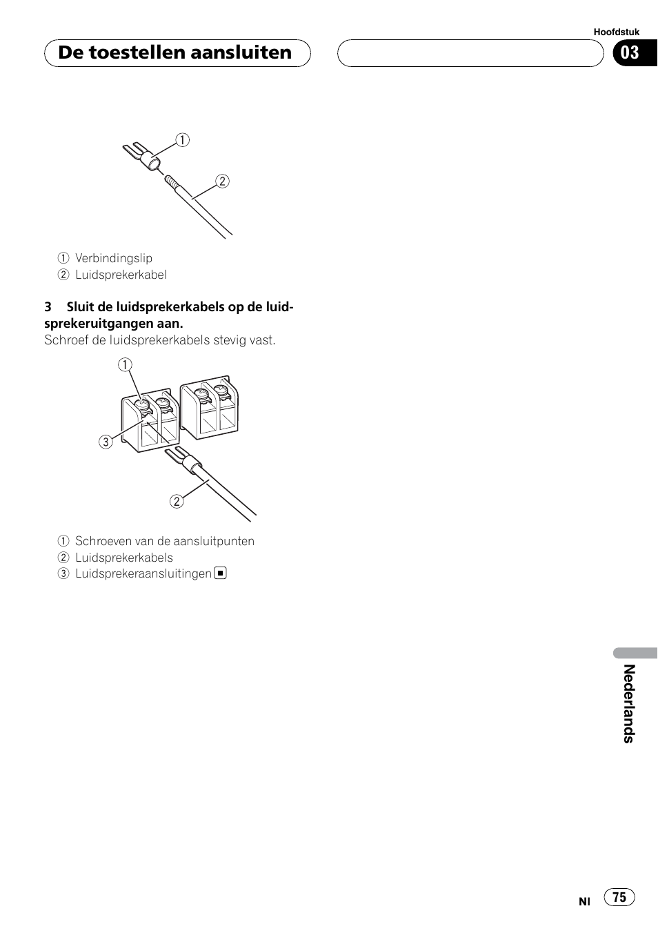 De toestellen aansluiten | Pioneer GM-5400T User Manual | Page 75 / 96
