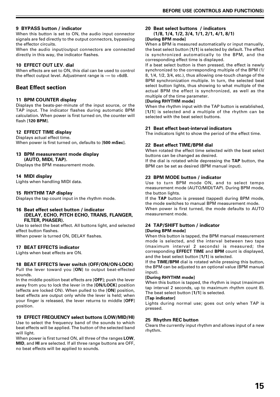 Pioneer EFX-1000 User Manual | Page 15 / 28