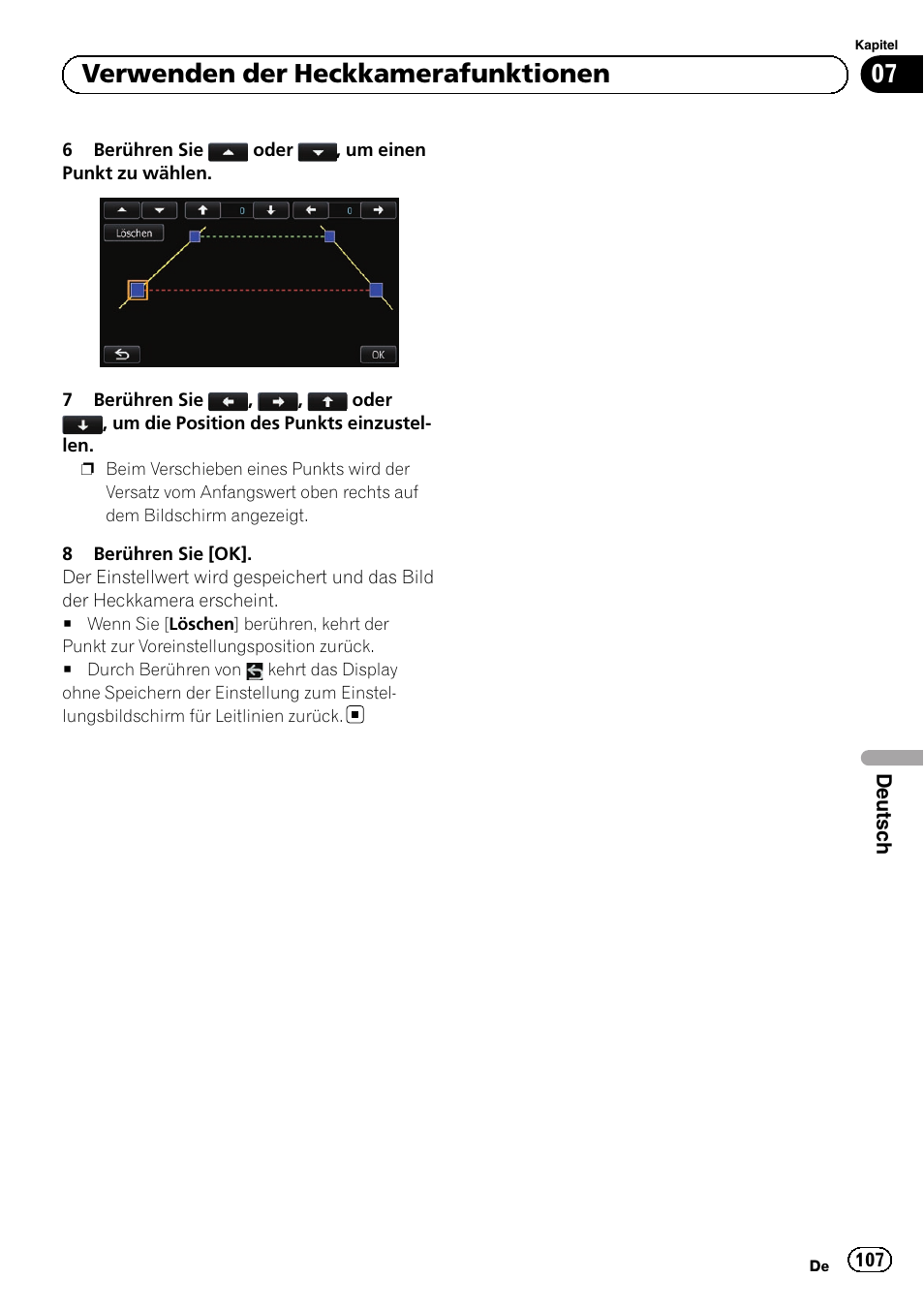 07 verwenden der heckkamerafunktionen | Pioneer AVIC-F9310BT User Manual | Page 107 / 128