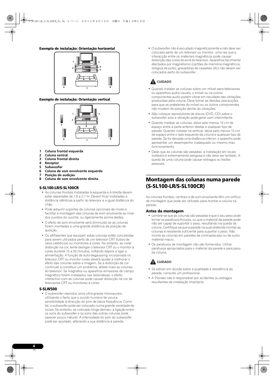 Pioneer HTP-SL100 User Manual | Page 40 / 80