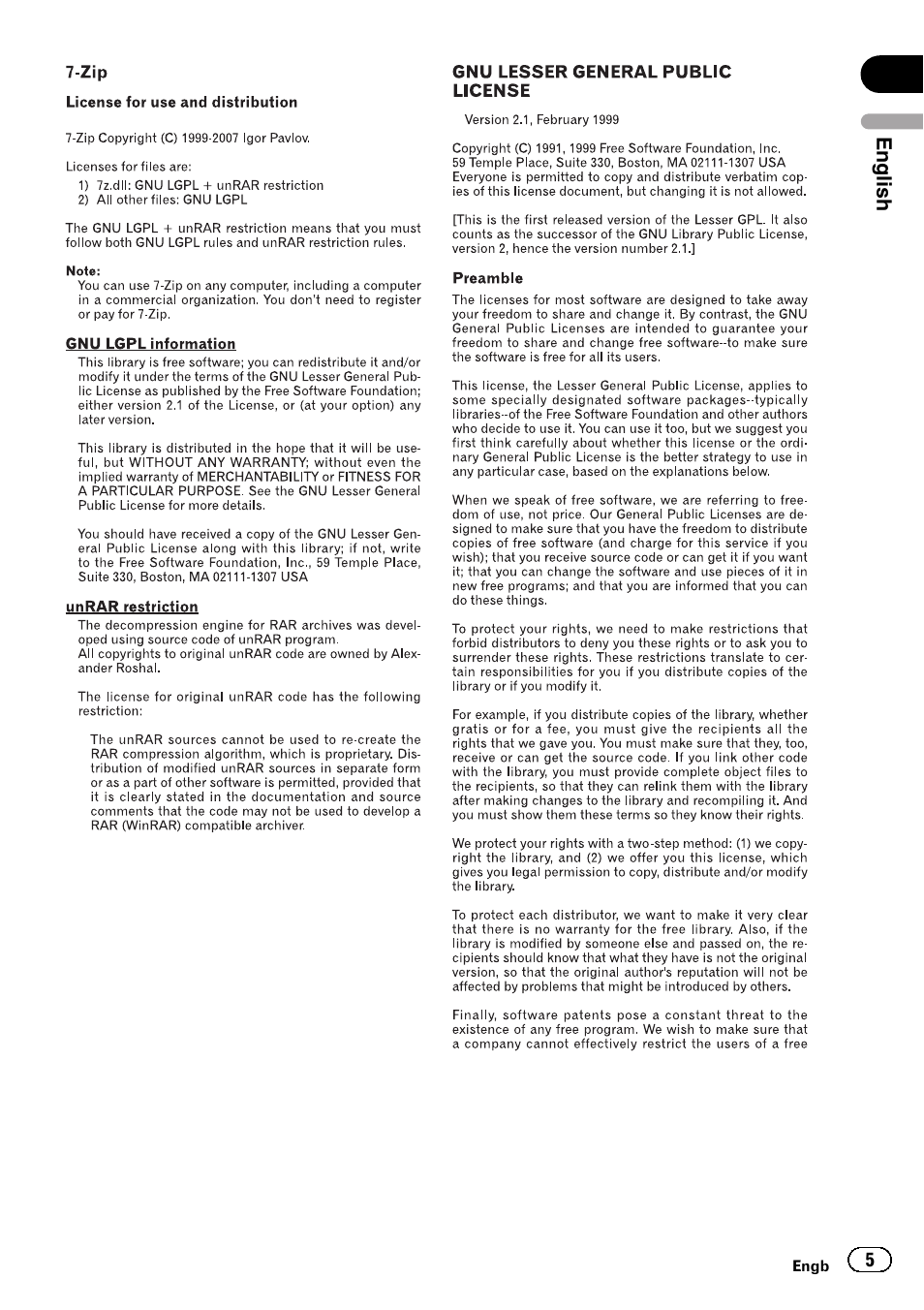 Pioneer AVIC-F30BT User Manual | Page 5 / 124