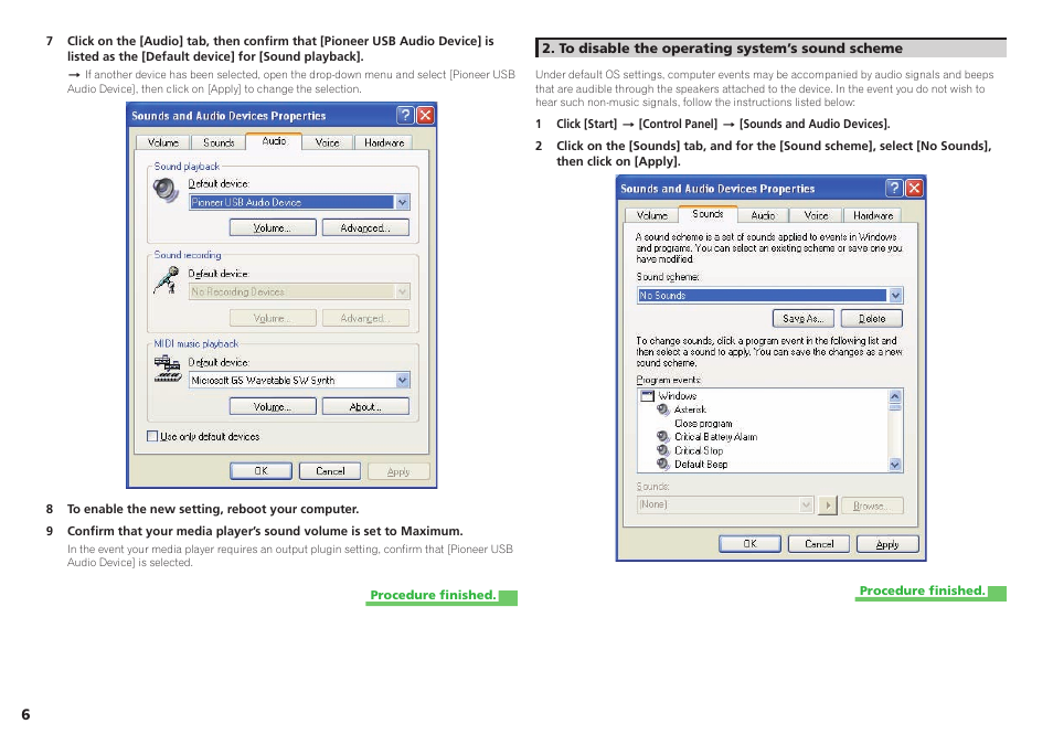 Procedure continues | Pioneer A-70-S User Manual | Page 6 / 21