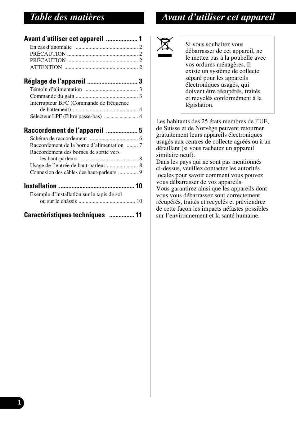 Pioneer GM-3200T User Manual | Page 38 / 85