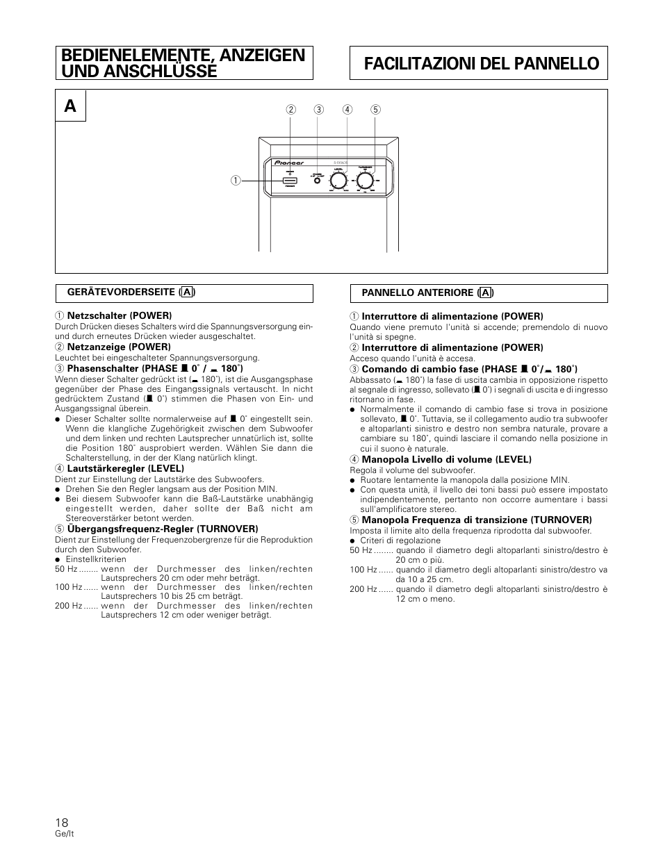 Pioneer S-W80S-QL User Manual | Page 18 / 52