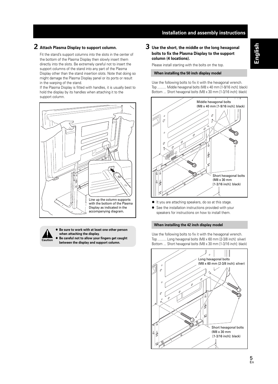 English | Pioneer PDK-FS07 User Manual | Page 5 / 44