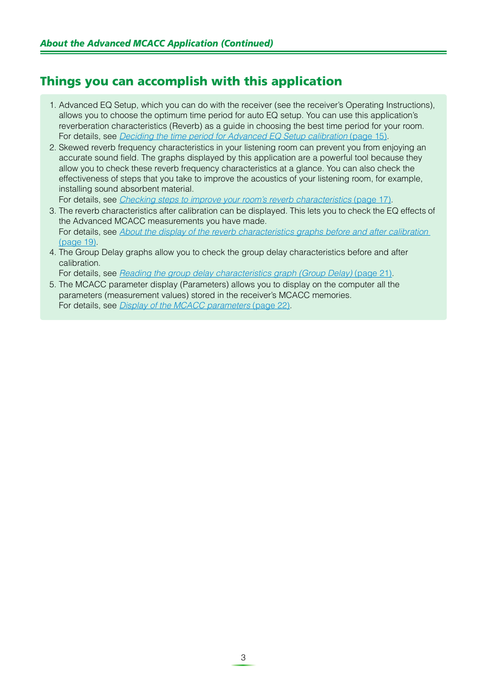 Things you can accomplish with this application | Pioneer VSX-921 User Manual | Page 3 / 27
