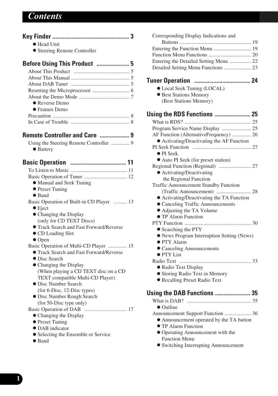 Pioneer DEH-P90DAB User Manual | Page 2 / 148