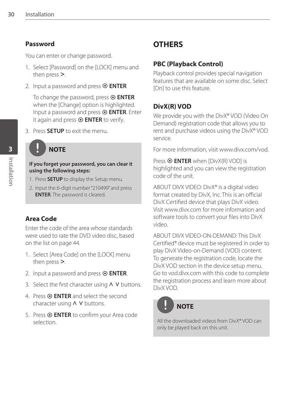 Others | Pioneer DCS-FS303K User Manual | Page 30 / 48