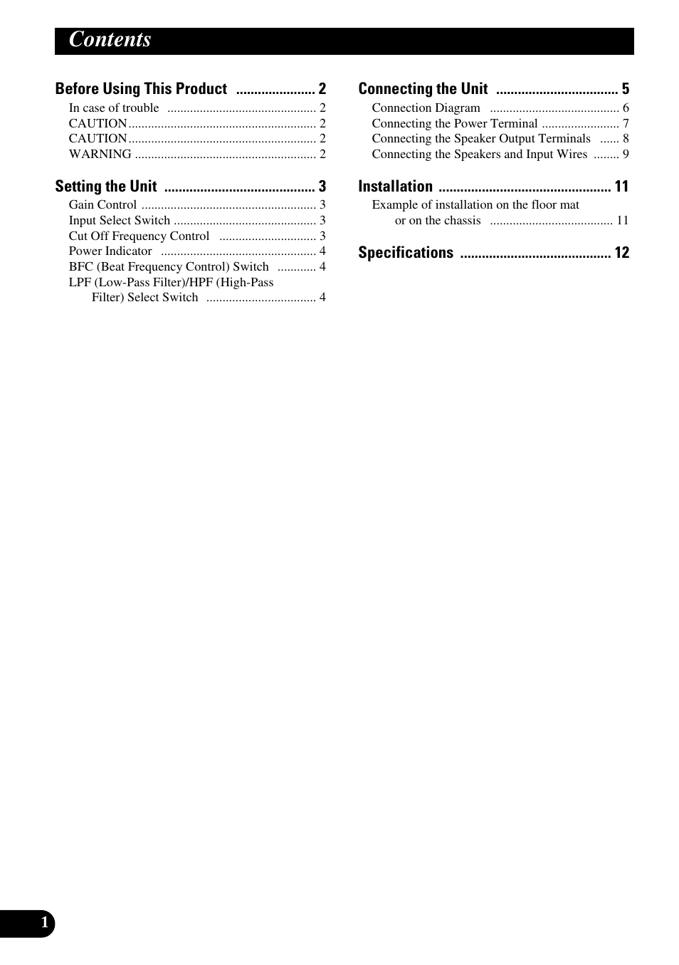 Pioneer PRS-A700 User Manual | Page 2 / 74