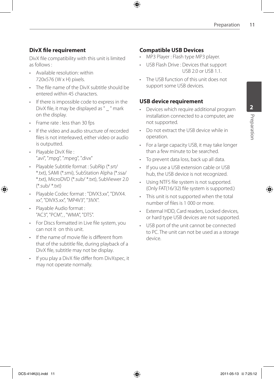 Pioneer DCS-414K User Manual | Page 11 / 48