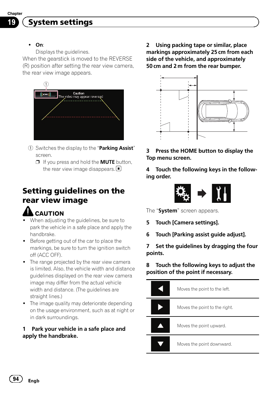 Setting guidelines on the rear view, Image, Setting guidelines on the rear view image | 19 system settings | Pioneer AVH-X8600BT User Manual | Page 94 / 156
