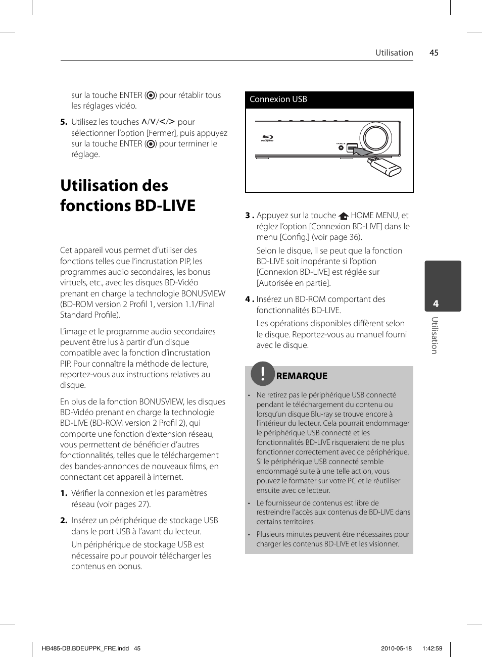 Utilisation des fonctions bd-live | Pioneer BCS-FS505 User Manual | Page 115 / 424