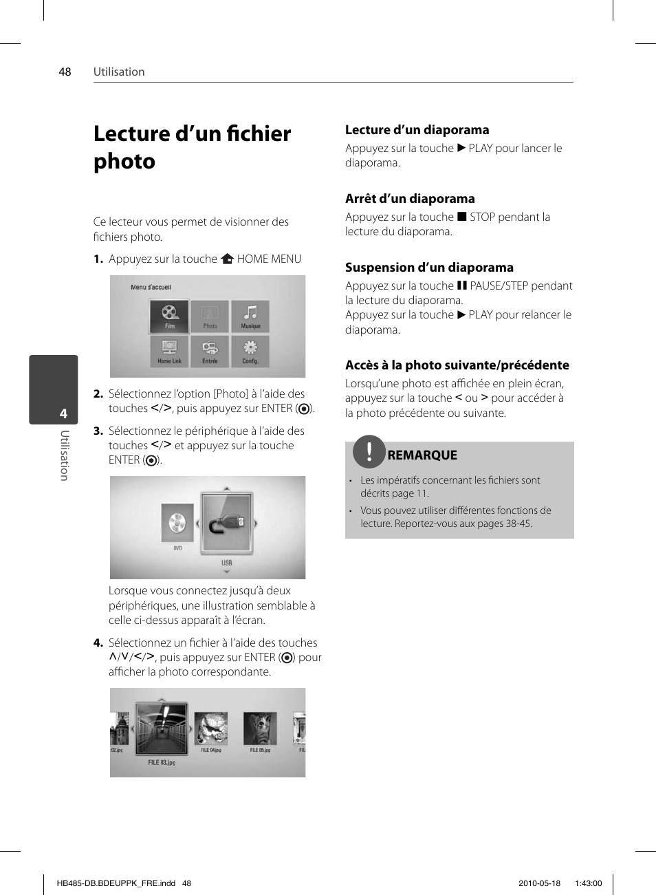 Lecture d’un fi chier photo | Pioneer BCS-FS505 User Manual | Page 118 / 424