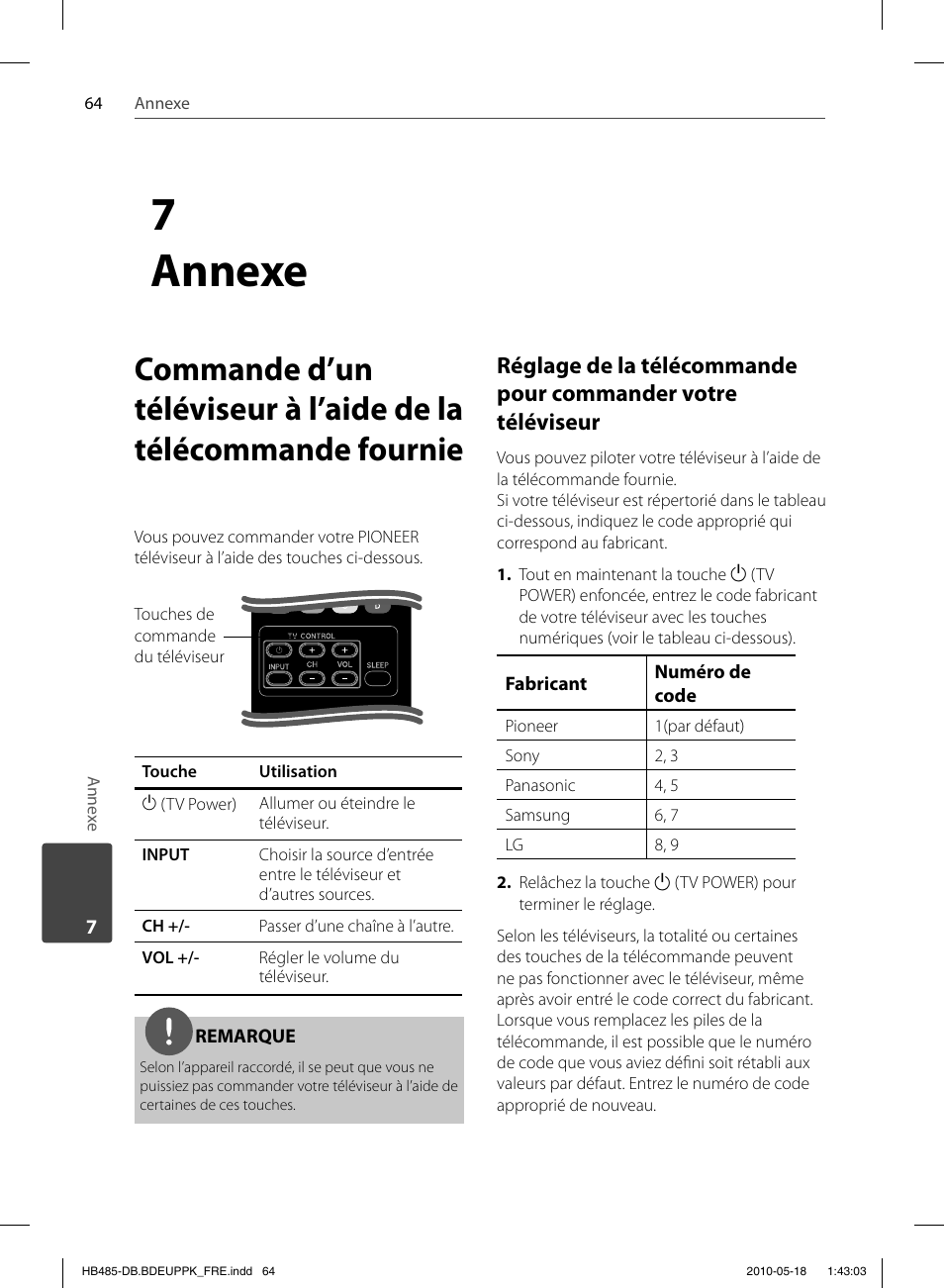 7annexe | Pioneer BCS-FS505 User Manual | Page 134 / 424