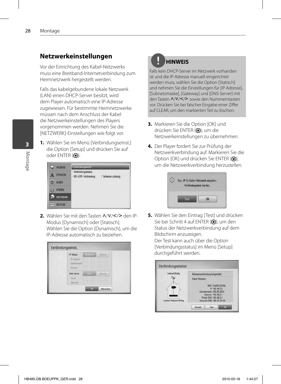 Netzwerkeinstellungen | Pioneer BCS-FS505 User Manual | Page 168 / 424