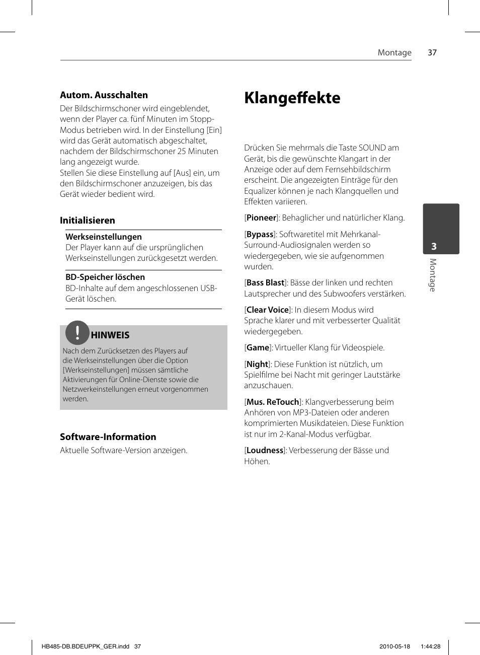 Klangeff ekte | Pioneer BCS-FS505 User Manual | Page 177 / 424