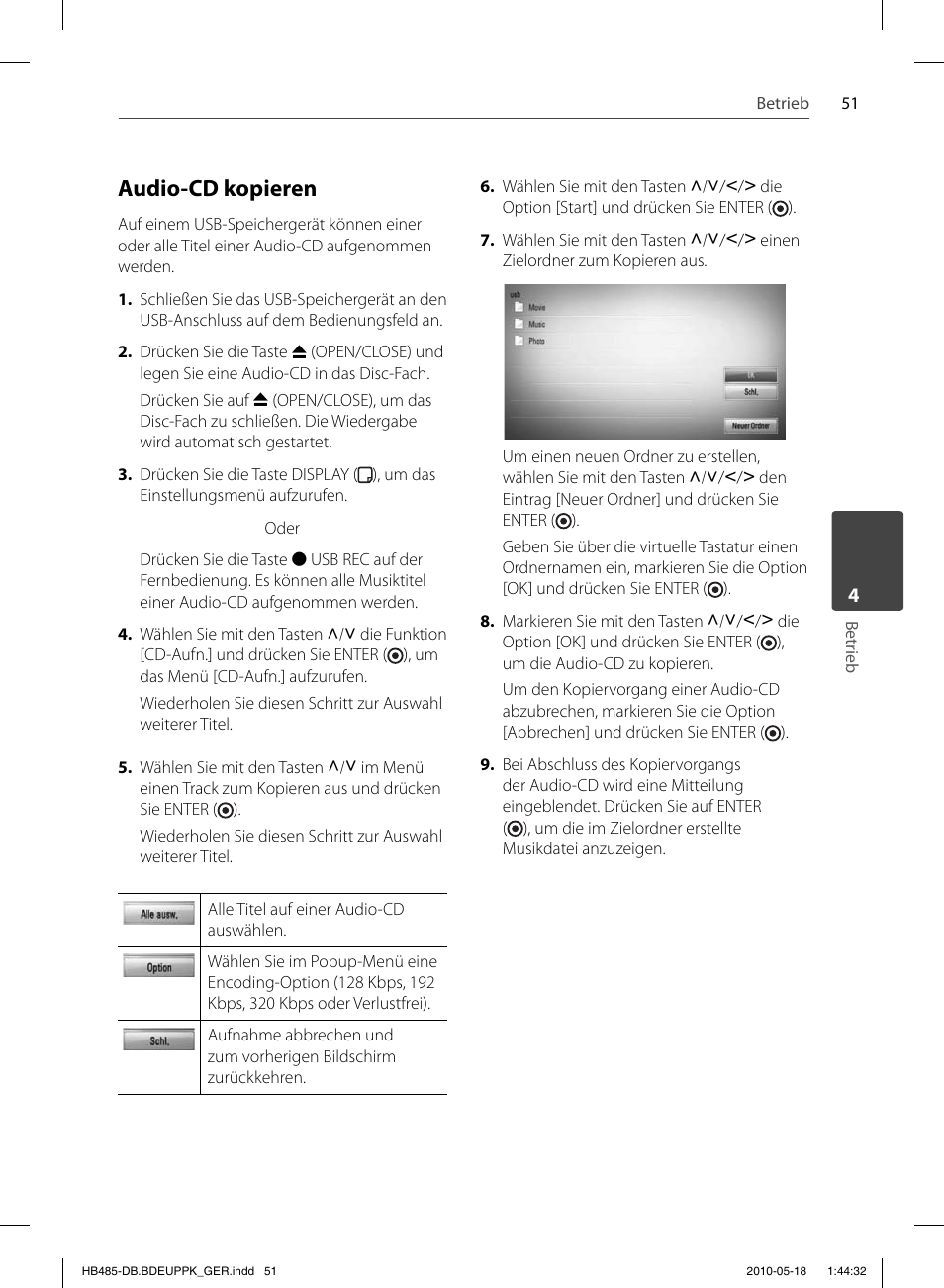 Audio-cd kopieren | Pioneer BCS-FS505 User Manual | Page 191 / 424