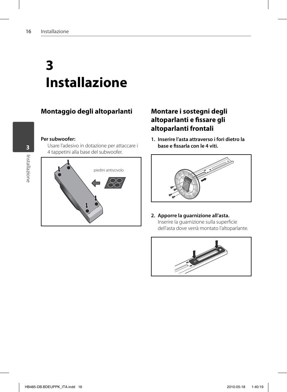 3installazione | Pioneer BCS-FS505 User Manual | Page 226 / 424