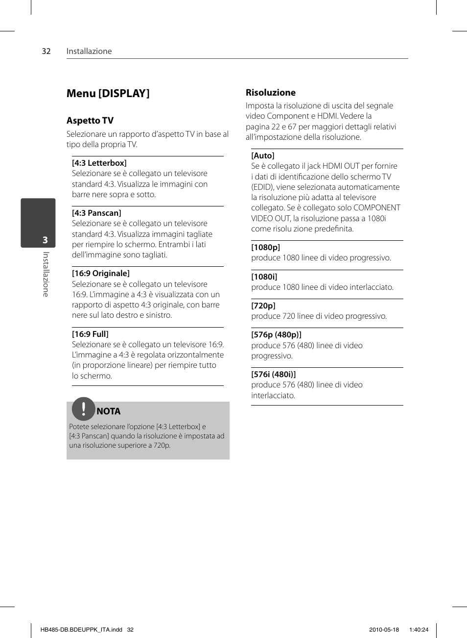 Menu [display | Pioneer BCS-FS505 User Manual | Page 242 / 424