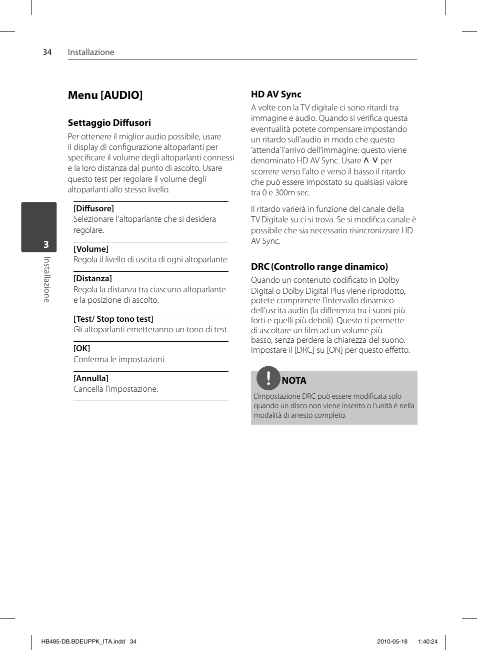 Menu [audio | Pioneer BCS-FS505 User Manual | Page 244 / 424